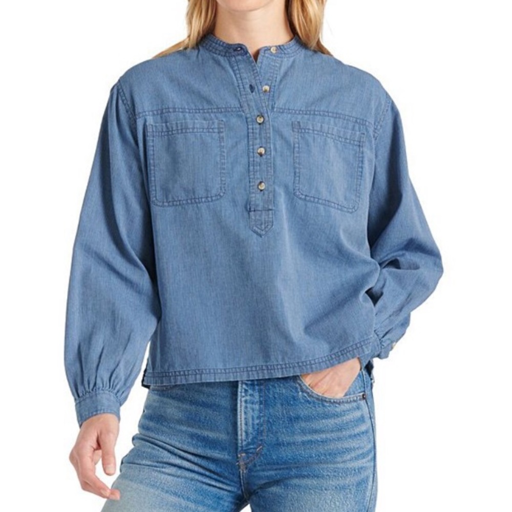 Lucky Brand Edie button up top